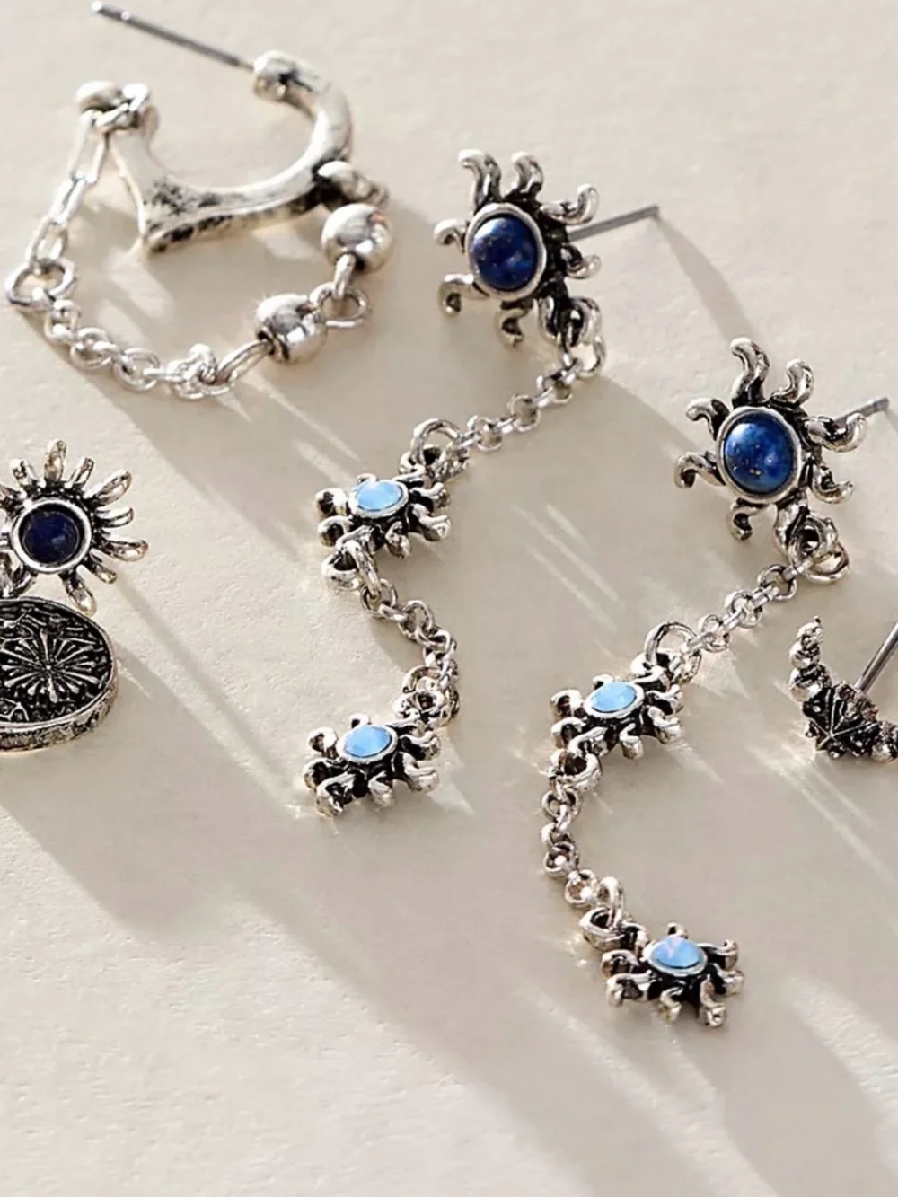 Free People Driftwood Earring Set NWT x 7 Pair